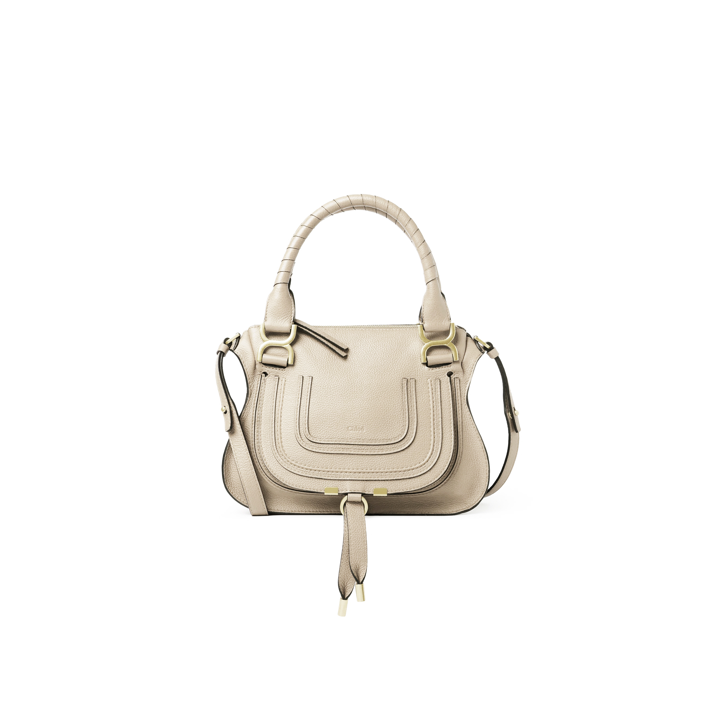 CHLOE SMALL MARCIE BAG IN GRAINED LEATHER  CHC22AS628I3105Y (30*23*10cm)